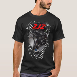 2JZ Engine AWD GE Cars CC Horsepowe Art GTE Twin T-Shirt