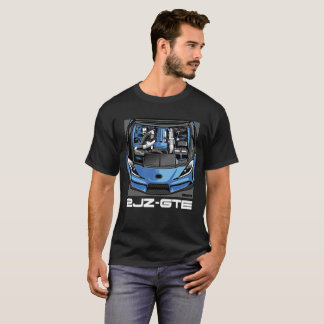2JZ-GTE Supra Car Engine Illustration T-Shirt