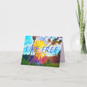 2LIVE FREE GREETING CARD