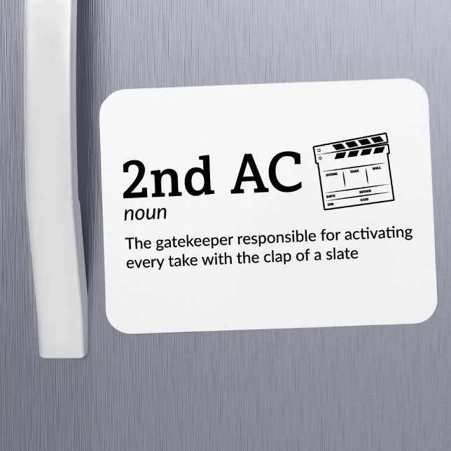 2nd AC Definition - Camera Team 3" x 4" Flex Magnet (Creator Uploaded)