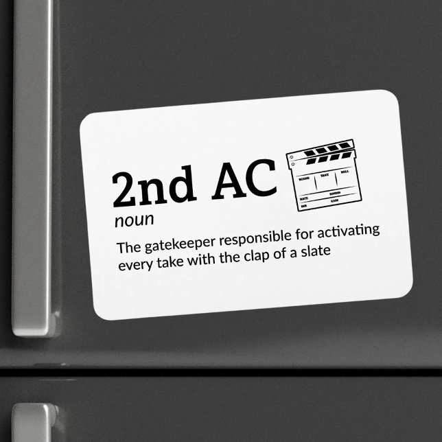 2nd AC Definition - Set Life 4" x 6" Flex Magnet (Creator Uploaded)