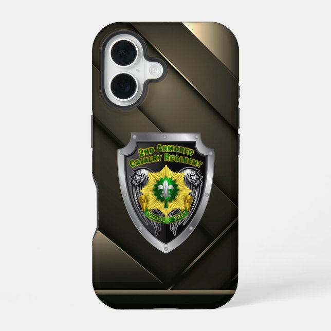 2nd ACR Armoured Cavalry Regiment iPhone 16 Case (Back)