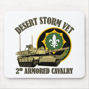 2nd ACR Desert Storm Vet M1 Tank Mouse Mat