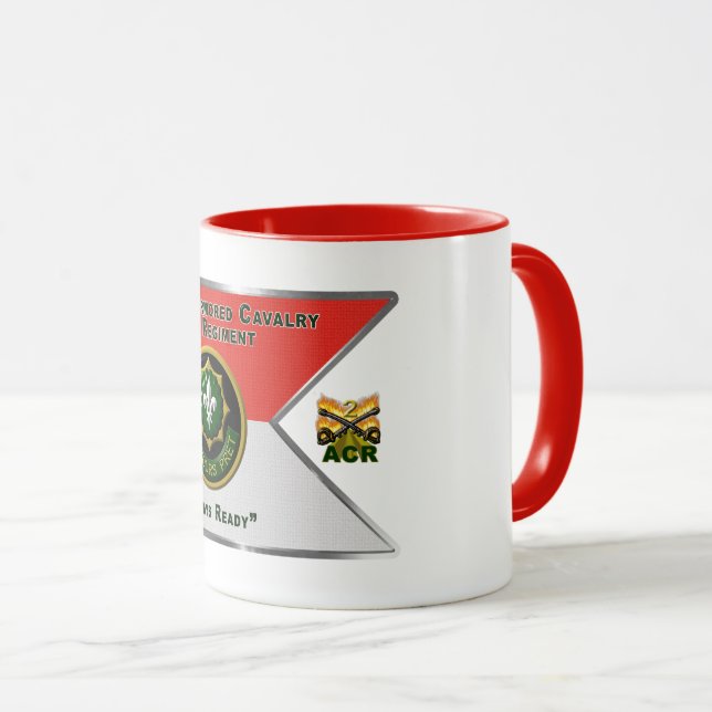 2nd ACR Guidon Mug (Front Right)