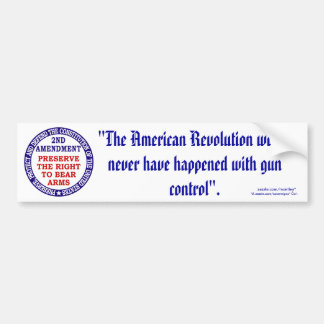 2nd Amendment_1/60 Bumper Sticker