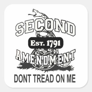 2nd Amendment Bear Arms Gadsden Flag Sticker USA