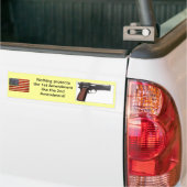 2nd Amendment Bumper Sticker (On Truck)