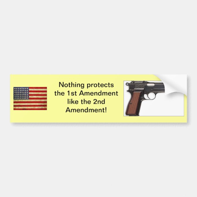 2nd Amendment Bumper Sticker (Front)