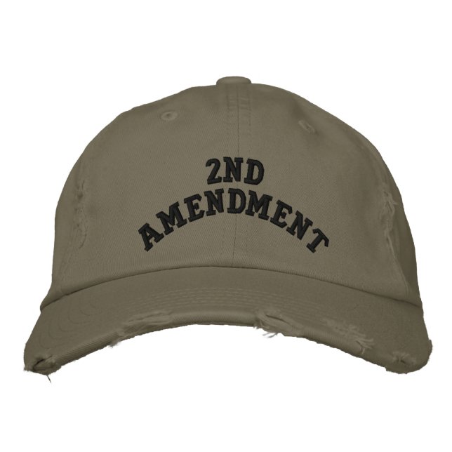 2nd Amendment Embroidered Hat (Front)