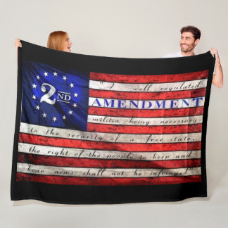 2nd AMENDMENT Fleece Blanket