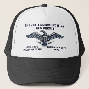 2ND AMENDMENT GUN PERMIT.png Trucker Hat