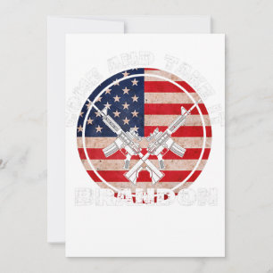 2nd Amendment Gun Rights Come And Take It Brandon  Save The Date