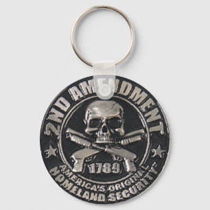 2nd Amendment Medal Key Ring