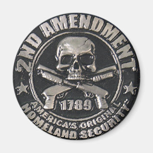 2nd Amendment Medal Magnet