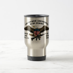 2nd Amendment Permit Travel Mug
