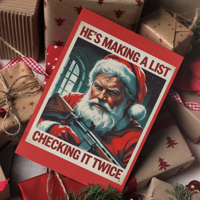 2nd Amendment Santa Card | Gun Rights Christmas (Creator Uploaded)