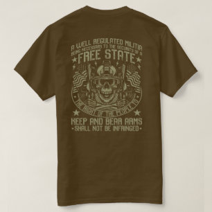 2nd  Amendment Skull T-Shirt
