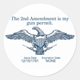 2nd Amendment Sticker