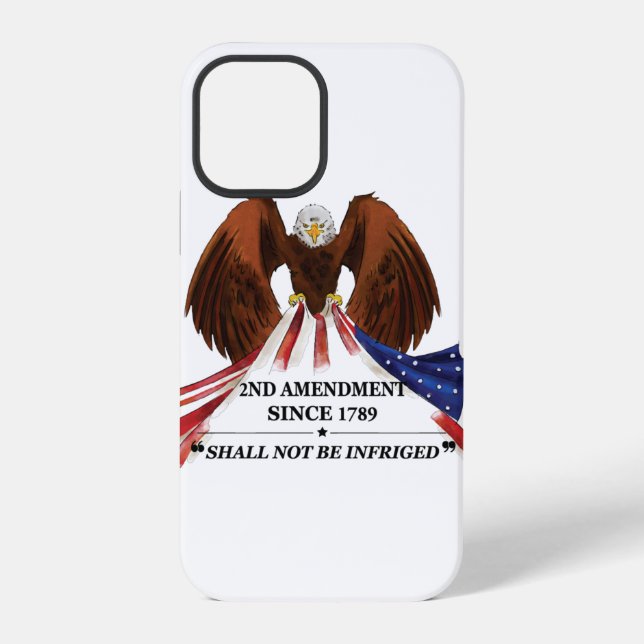 2nd Amendment  Throw Pillow iPhone Case (Back)