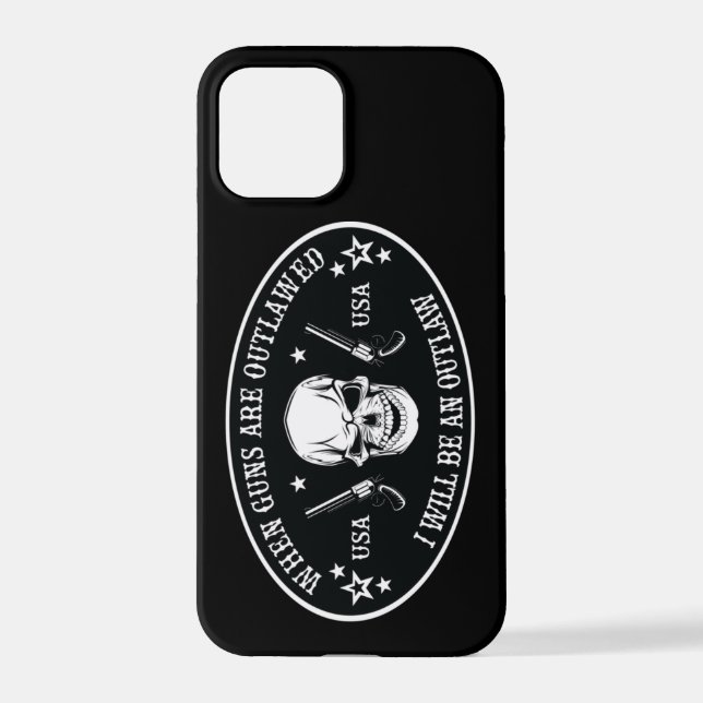 2nd Amendment  Throw Pillow iPhone Case (Back)