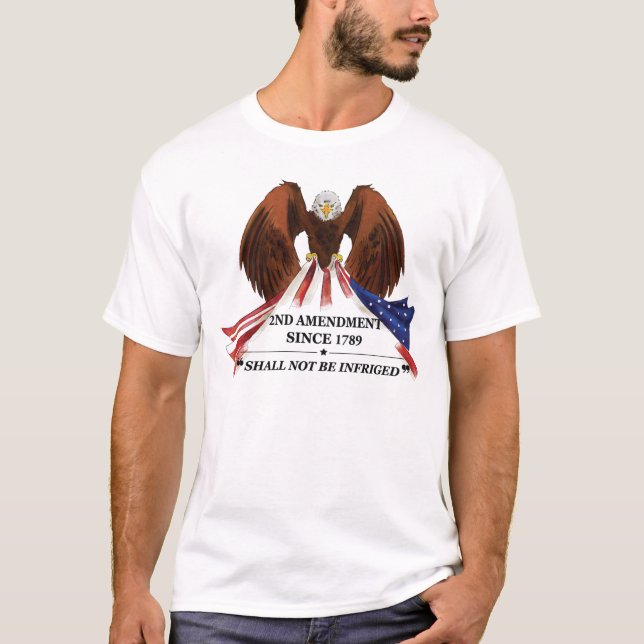 2nd Amendment  Throw Pillow T-Shirt (Front)