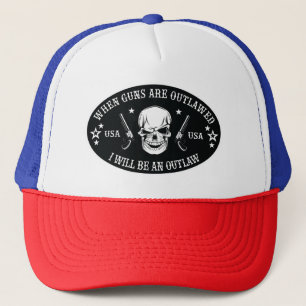 2nd Amendment  Throw Pillow Trucker Hat