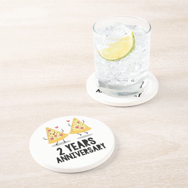 2nd Anniversary 2 Years Coaster (Side)
