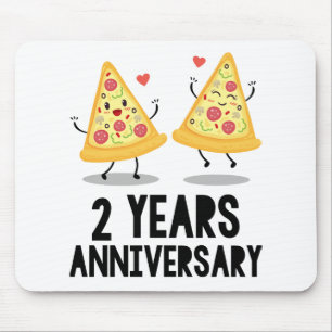 2nd Anniversary 2 Years Mouse Mat