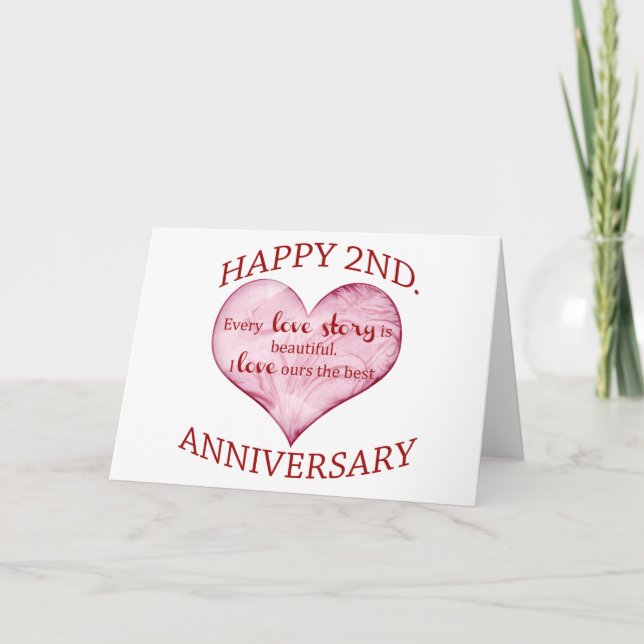 2nd. Anniversary Card (Front)