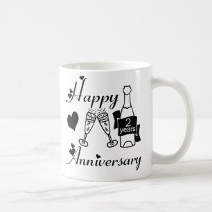 2nd. Anniversary Coffee Mug