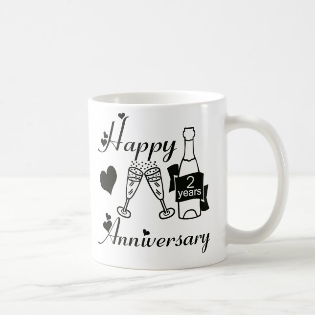 2nd. Anniversary Coffee Mug (Right)