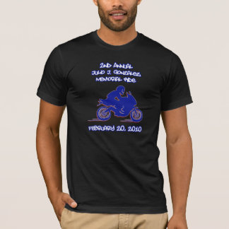 2nd Annual Julio J. Gonzalez Memorial Ride Logo T-Shirt
