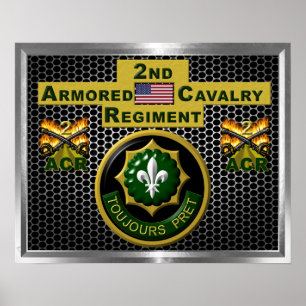 2nd Armored Cavalry Regiment “Always Ready” Poster