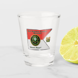 2nd Armored Cavalry Regiment “Always Ready” Shot Glass