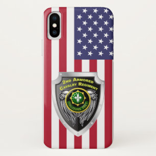 2nd Armored Cavalry Regiment iPhone X Case
