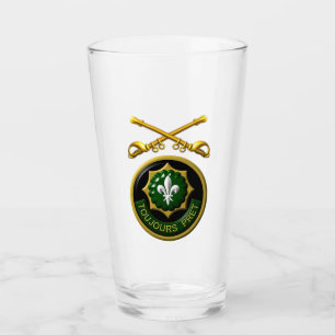 2nd Armored Cavalry Regiment with Saber Glass Cup