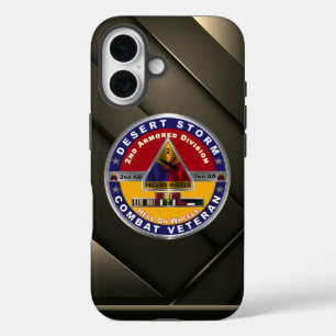 2nd Armored Division Desert Storm Veteran iPhone 16 Case