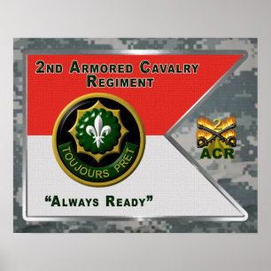 2nd Armoured Cavalry Regiment “Always Ready” Poster