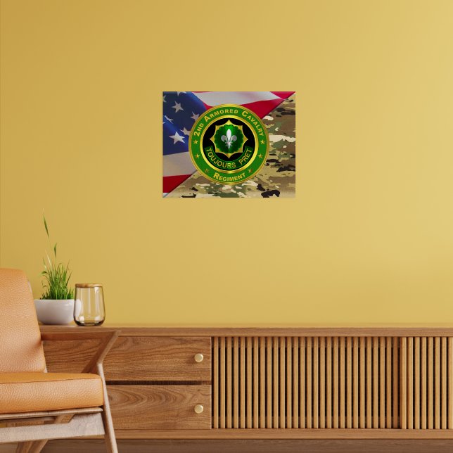 2nd Armoured Cavalry Regiment “Always Ready” Poster (Living Room 2)