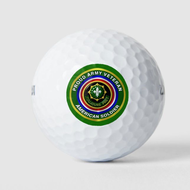 2nd Armoured Cavalry Regiment Veteran Golf Balls (Front)