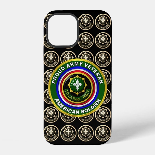 2nd Armoured Cavalry Regiment Veteran  iPhone Case (Back)