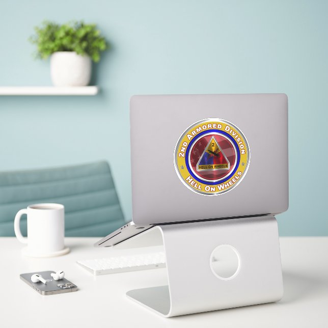 2nd Armoured Division  (Laptop On Desk)