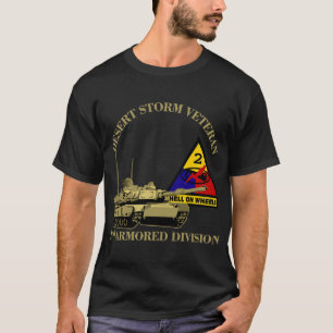 2nd Armoured Division Desert Storm Veteran Veteran T-Shirt