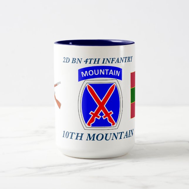 2ND BATTALION 4TH INFANTRY 10TH MOUNTAIN MUG (Center)