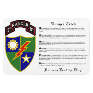 2nd Battalion - 75th Ranger Regiment Magnet 4x6