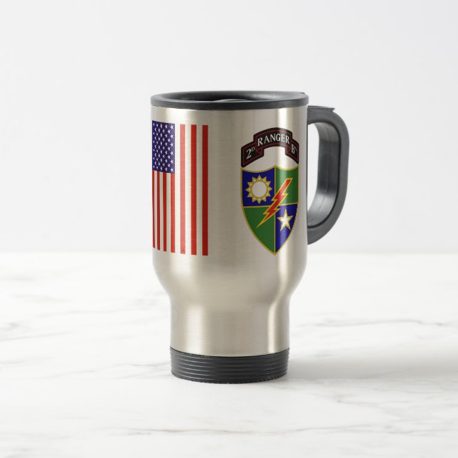 2nd Battalion - 75th Ranger Regiment Travel Mug (Front Right)