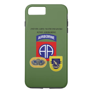 2ND BATTALION (ABN) 504TH INFANTRY iPHONE CASE