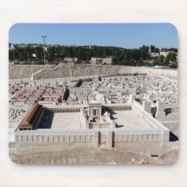 2nd Beis HaMikdash (Holy Temple in Yerusalem) Mouse Mat (Front)