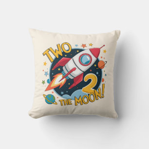 2nd Birthay Two the Moon Cushion