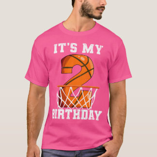 2Nd Birthday Basketball T-Shirt